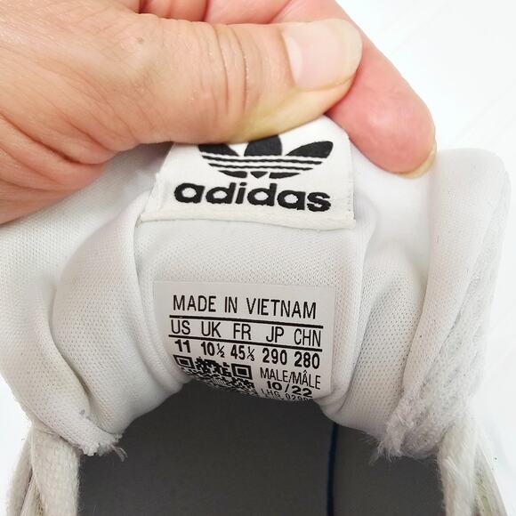 ADIDAS COURT TOURINO LIFESTYLE SHOES WHITE/VIVID RED MEN 11 - Picture 5 of 5